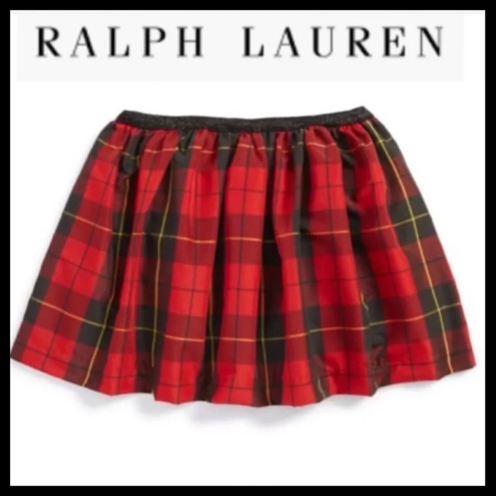 RALPH LAUREN Tartan Plaid Skirt